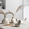 Modern Simple Ceramic Art Vase Dried Flowers Flower Arrangement Ornament Bedroom Desktop Home Decor Pography Background Decor