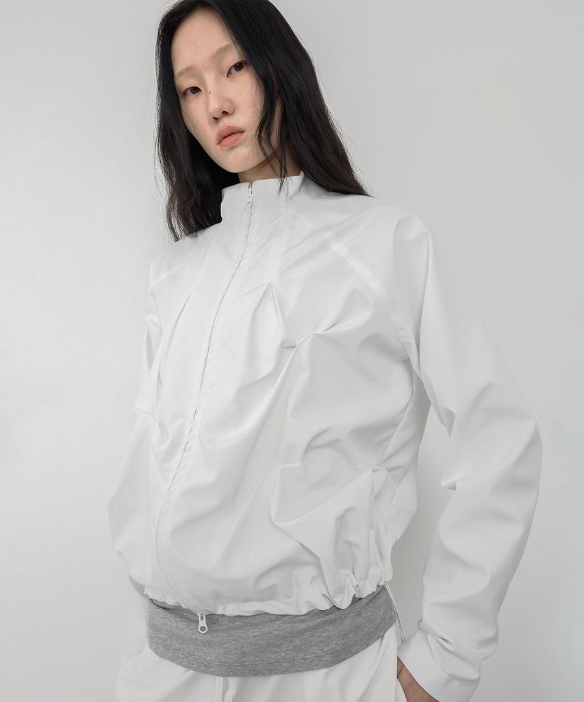 Nache Pintuck Wind Breaker (Unisex) Ivory