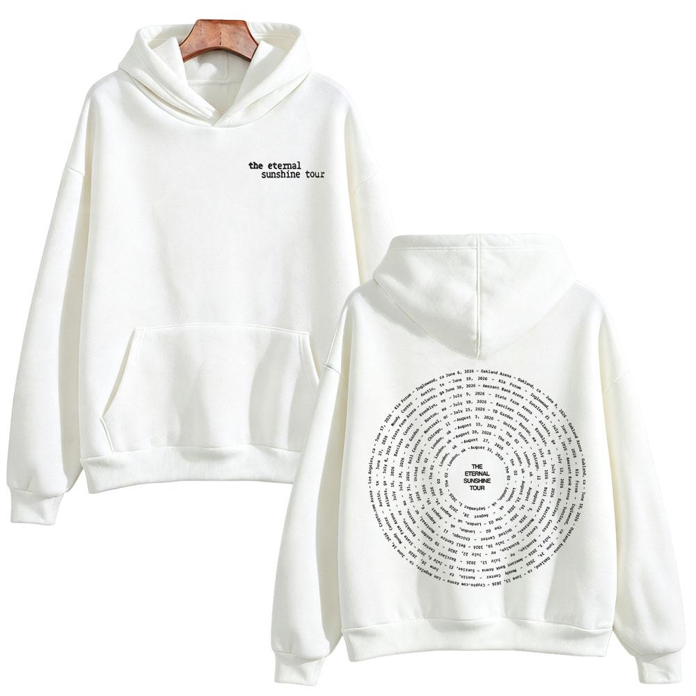 Sudadera Eternal Sunshine Tour Swirl 2026 Ariana Grande Sudaderas High Street Moda con Capucha Mangas Largas Jerséis Unisex