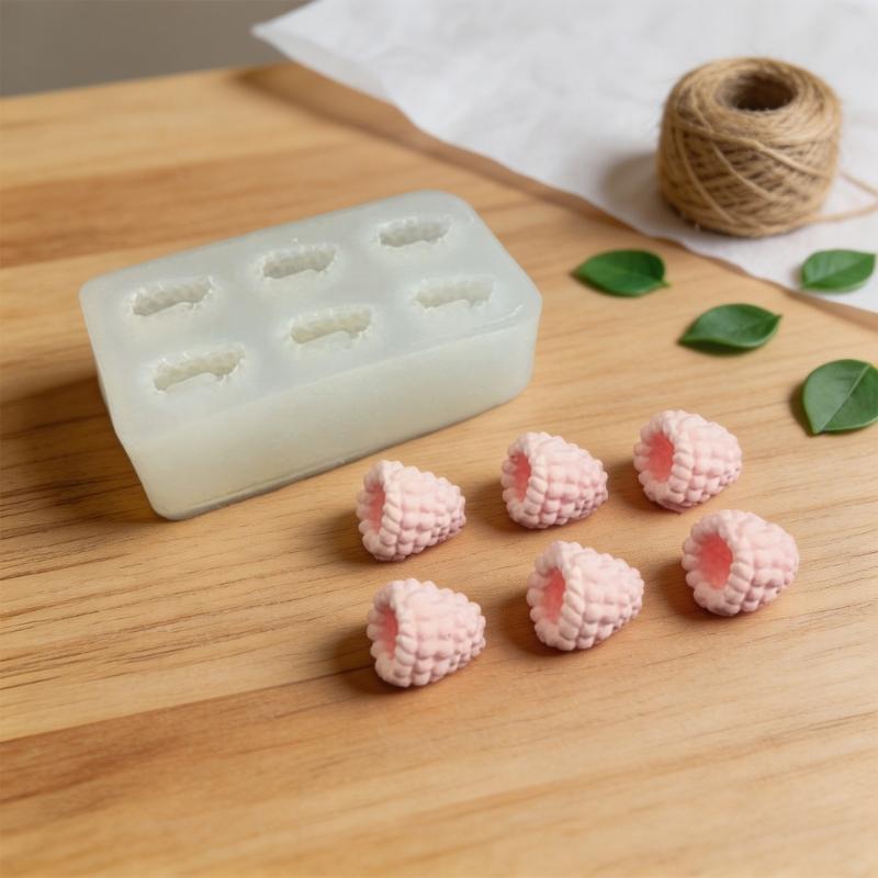 Creative Heart Shape Raspberry Cake Molds Durable Silicone Safe Silicone Dessert MoldFor Professional Bakers