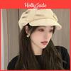 Painter Leisure Autumn Spring Hat Newspaper Hats Women Fashion Beret Hat Vintage Solid Cap