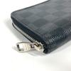 Louis Vuitton N61653 Damier Graphite Portefeuille Vasco Zip Around Long Wallet