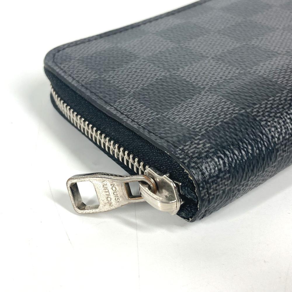 Louis Vuitton N61653 Damier Graphite Portefeuille Vasco Zip Around Long Wallet