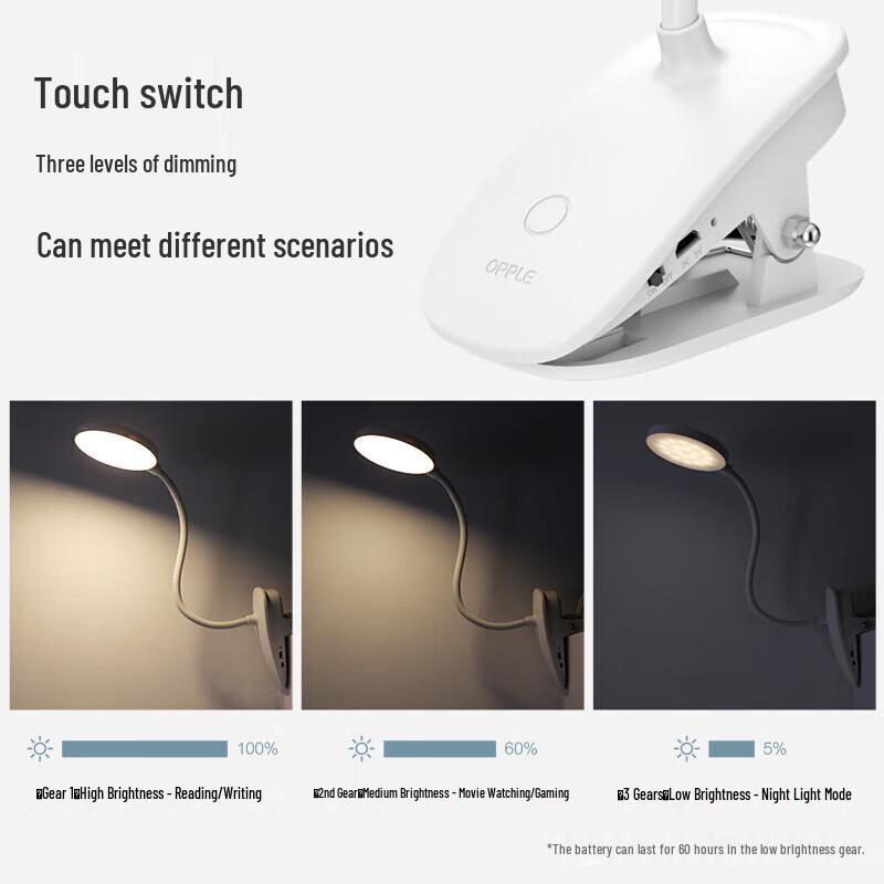 OPPLE Multi-functional Rechargeable LED Desk Lamp