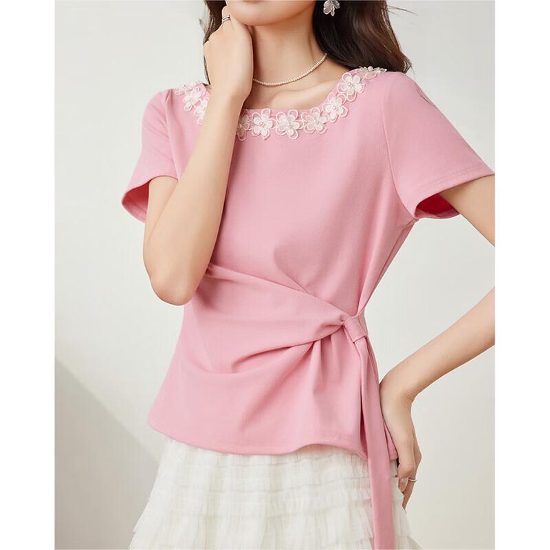 IEF French Romantic Short Sleeve Top