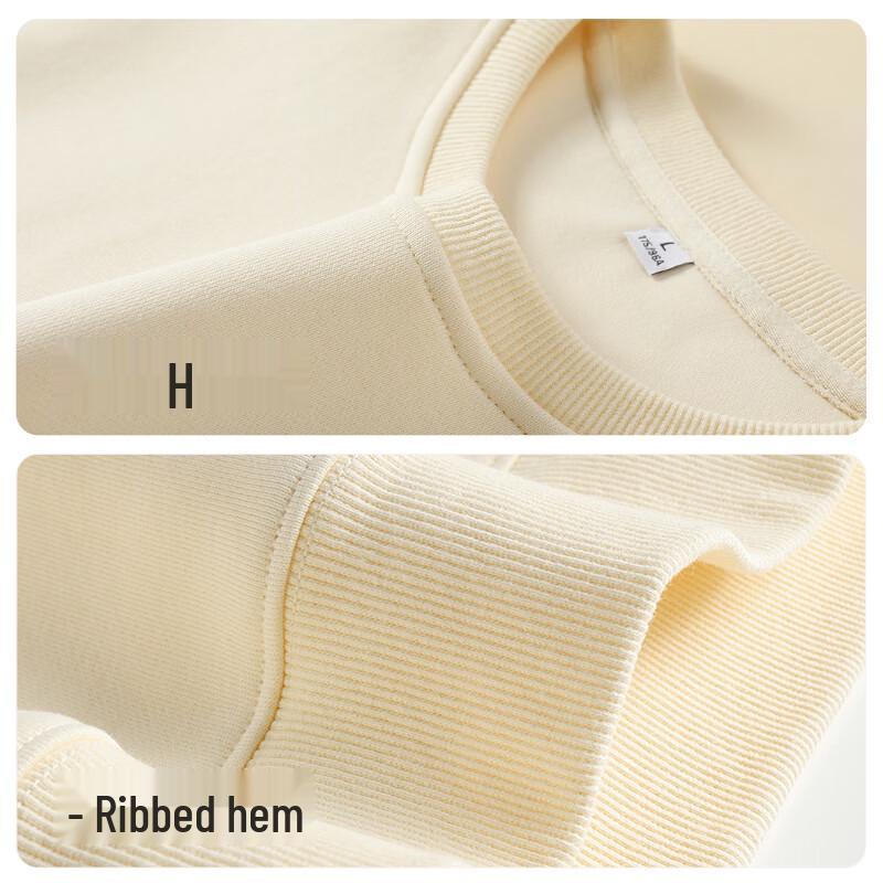 Hodo Men's Soft Round Neck Loose Sweatshirt