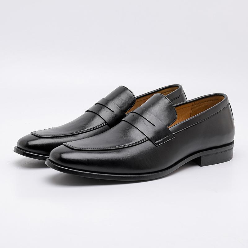 Luxury Slip On Dress Shoes Men PU Leather Italian Loafer Shoes For Men Black Brown Brand Formal Oxford Men Casual Shoes