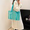 Chic Design Hollow Tote Bag For Women Stylish Versatile Large Capacity Shoulder Bag