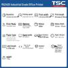 TSC Industrial Barcode Label Printer CN Plug (adapter Included)