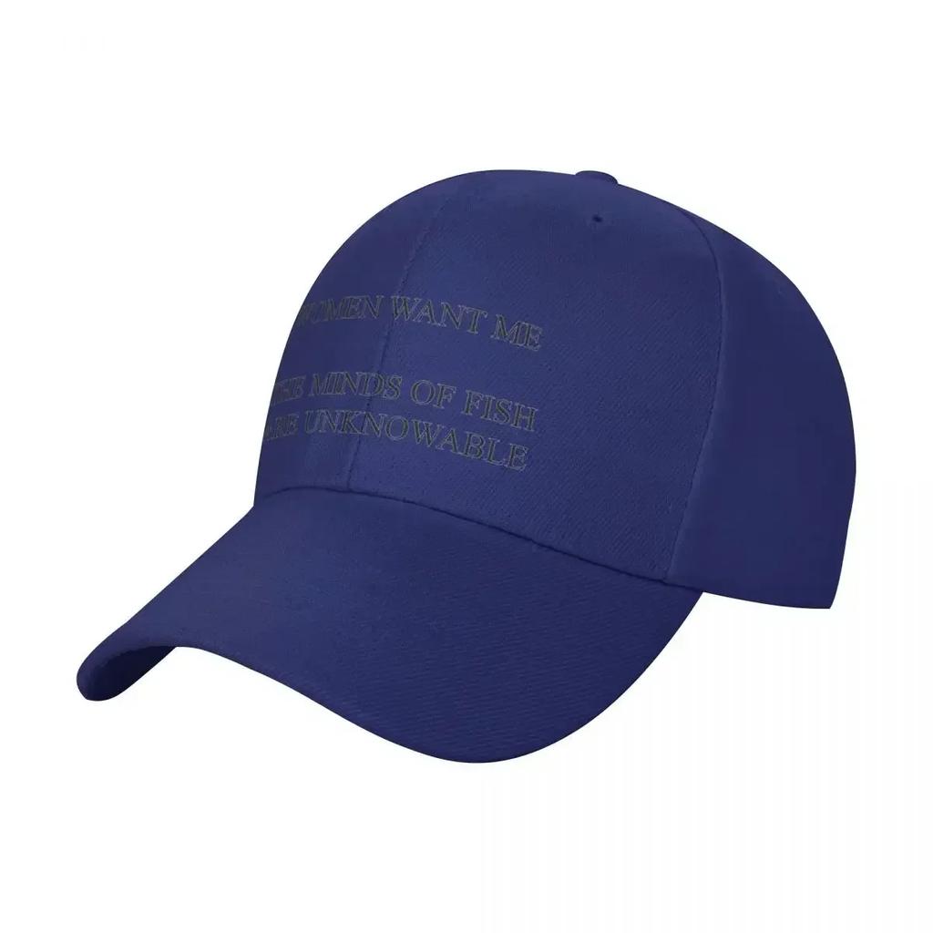 Women Want Me The Minds of Fish are Unknowable Cap baseball cap new in hat fur hat Brand Unisex caps Women hat Unisexs