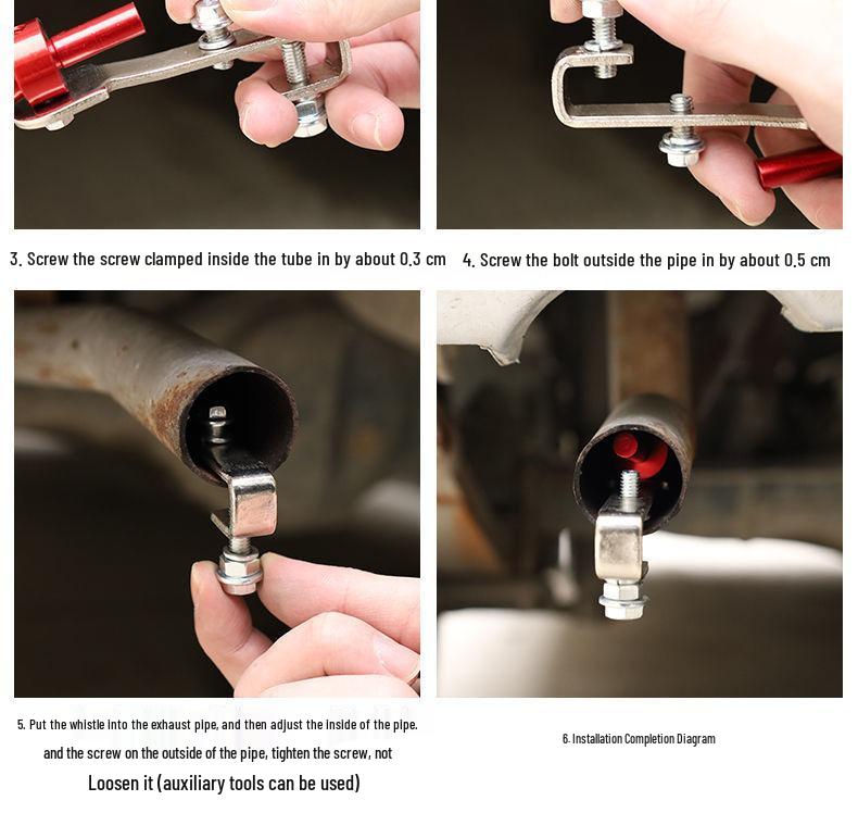 Accessoire Sifflet Turbo pour Voiture et Moto, Générateur de Son d'Échappement