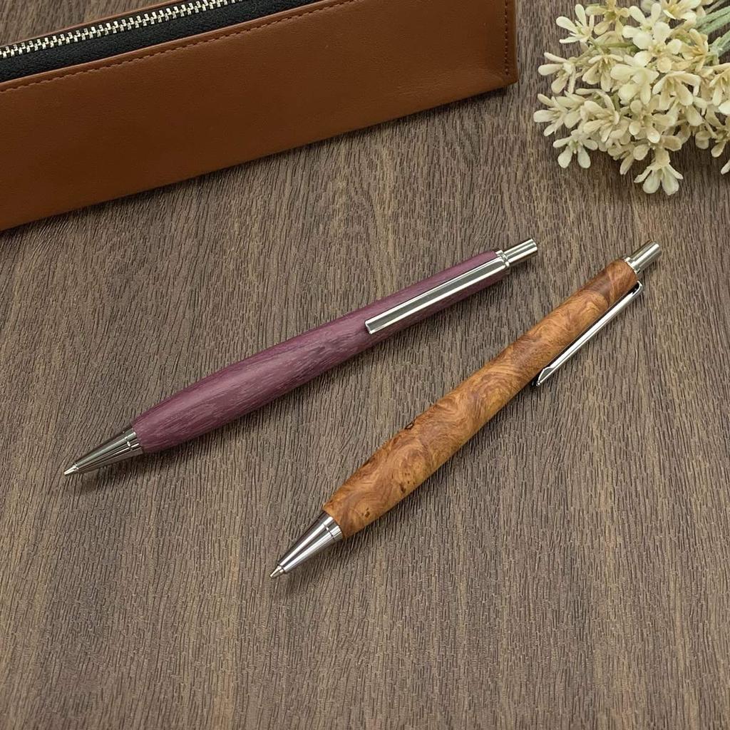 Luminio Mechanisch aus Holz Gefertigt aus seltenen und kostbaren Handgefertigt in Japan von Kunsthandwerkern (Luminio) Bleistift, 0,5 mm Mine, Holz, (Amaranthholz)