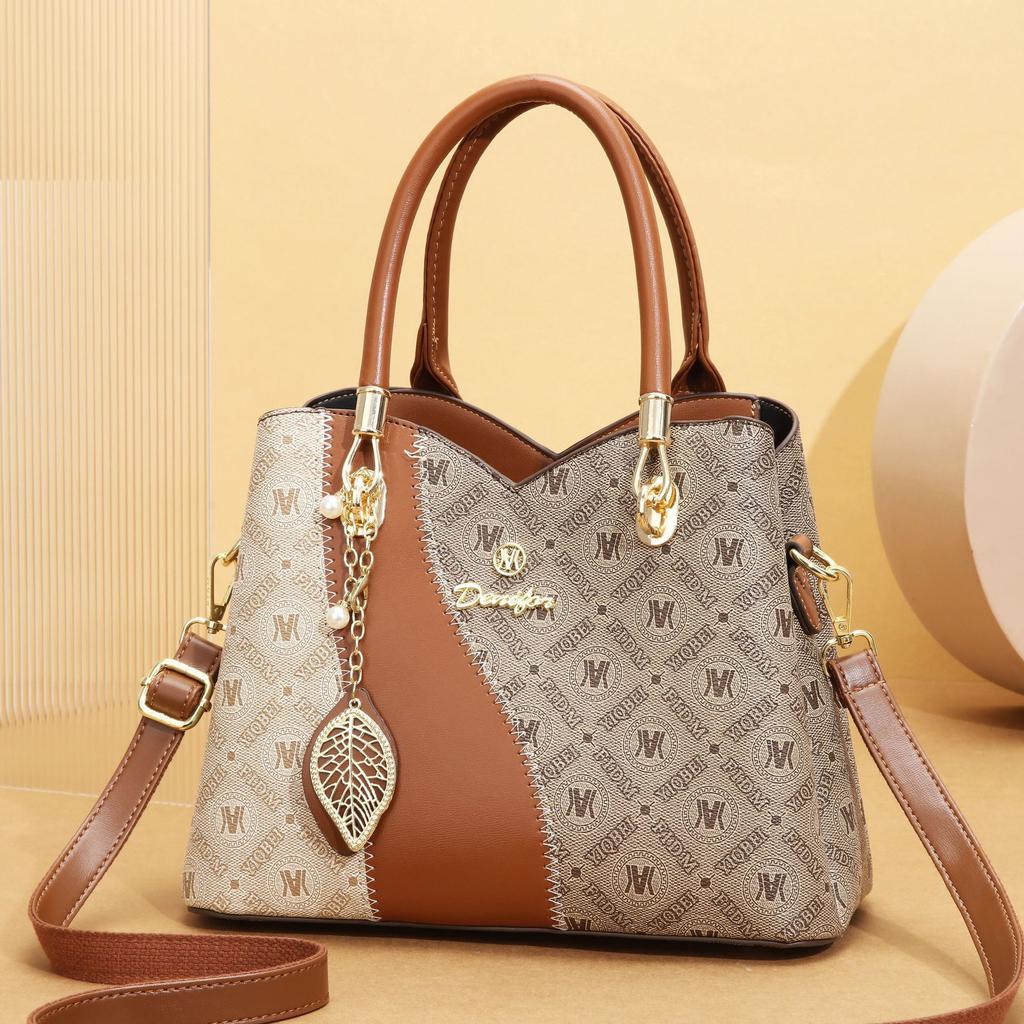 Premium bag fashionable new shoulder crossbody portable large capacity retro flower tote women bag