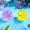 10Pcs Mini Luminous Octopus Animal Miniatures Diy Resin Ornament Fairy Garden Decoration Moss Terrarium Micro Landscape