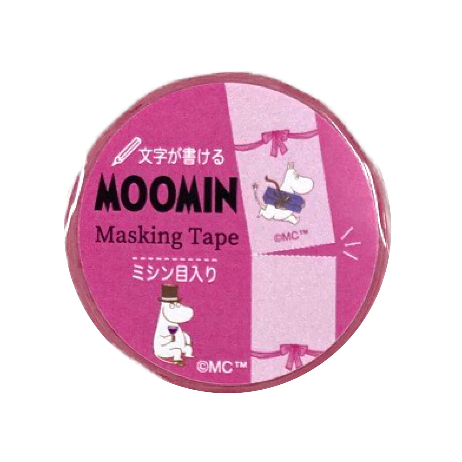 

Gakken Staful Moomin Masking 15mm wide x Perforated M04288 Tape, 5m, Ribbon,