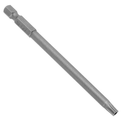 10PCS 1/4 Inch Hex Shank Torx Screwdriver Bit Set 4 Inch / 100mm Length S2 Alloy Steel Security Torx Bit Set