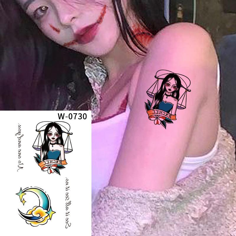 Tattoo-Aufkleber Sommer-Tattoo-Aufkleber Japanische und Koreanische Cartoon-Tattoo-Aufkleber