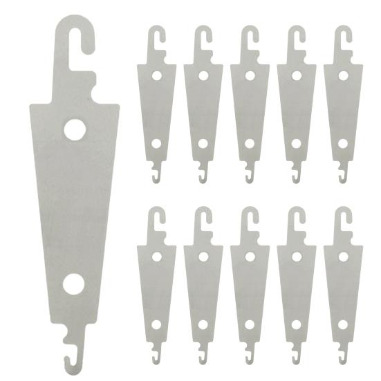 100Pcs/Set Needle Threaders Effective Universal Stainless Steel Simple Operation Sewing Threading Hooks