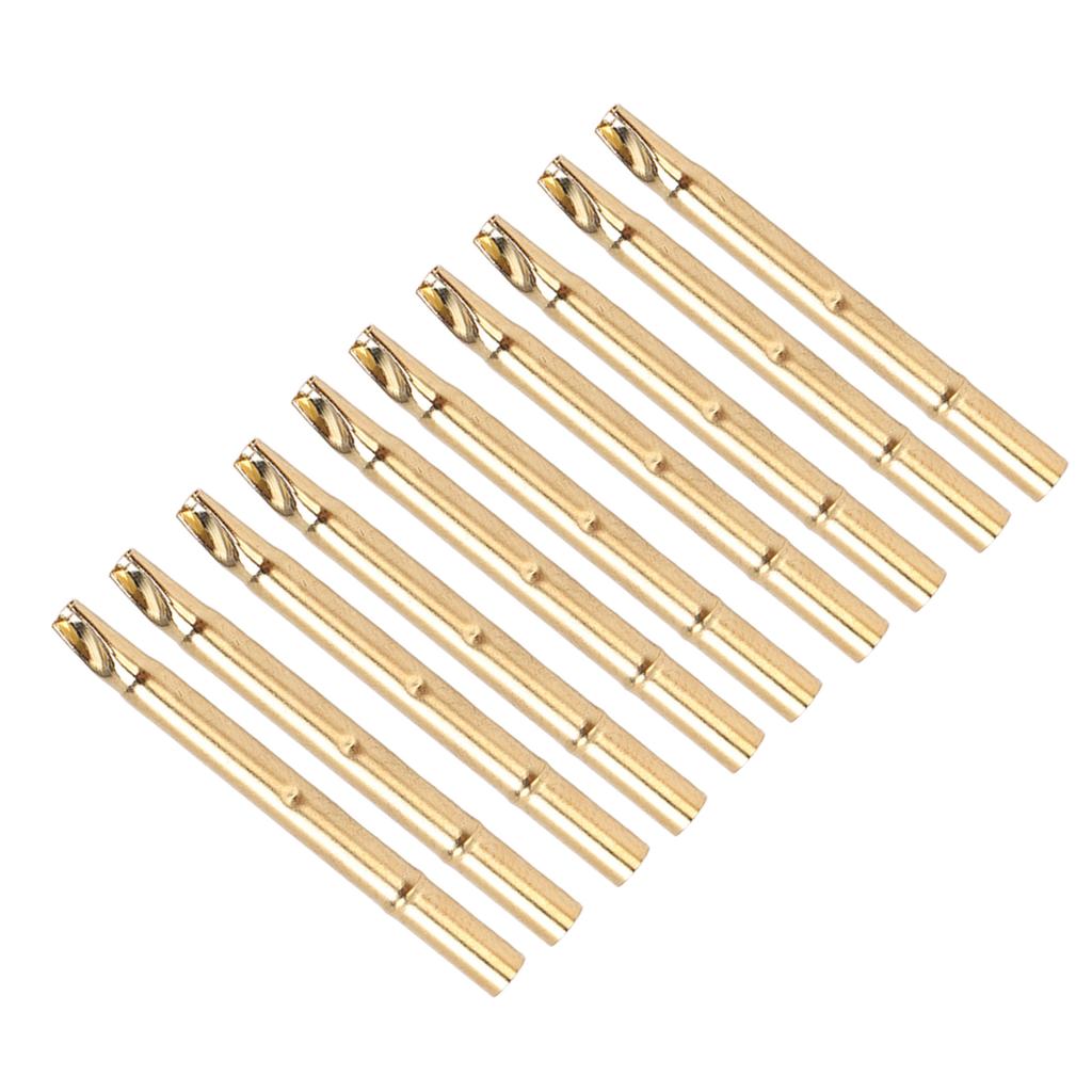 100 Stück Metallfeder-Testsonde Hülse 2,7 mm Nadelschutz Gute Kontaktkraft Genaue Prüfung