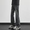 High-end Micro-pull Jeans Men's 2026 Summer Slim-fit Flared Pants Boys American High-street Scimitar Pants Men