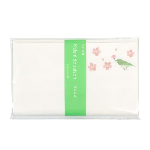 Kamiiso SAIEN Kaishi Kaishi De Saison Spring 175mm X Pack of 3048 Papers, 3, Bird, 145mm, 20, No.