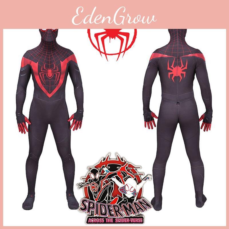 Spider-man Across The Spider-verse Kostüm Für Ps5 Miles Morales Schwarzer Body