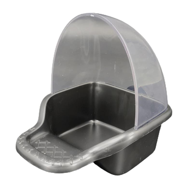 Vogelfutterspender Papageienfutterspender Auslaufsicher Spritzwassergeschützt Keine Kleckerei Große Kapazität Futterbehälter