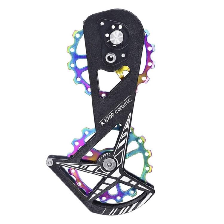 Low Frictions 16T Bike Rear Derailleur Pulley Systems, Aluminum with Ceramic Bearing for R8000 R8800 5800 Climbing Ease
