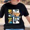 Fashion Anime Dog Cartoon Summer Tees for Girls Boys Cute Comfortable Children Clothing Popular Leisure Style Kids O-Neck T-shirt