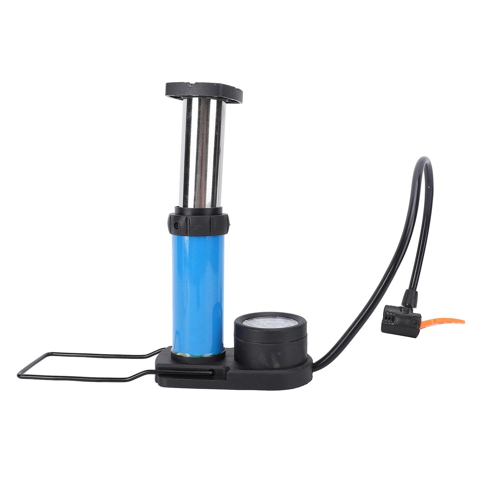 

Велосипедный ножной насос с манометром 120 фунтов на кв. дюйм, эффективное использование, портативный велосипедный напольный насос, насос для накачивания шин