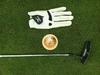 MUXSAM 6 stk Golf Øvelsesball Putter Øvelsesball Golfball Uoffisiell Ball Gull Gullblad Premie Gave