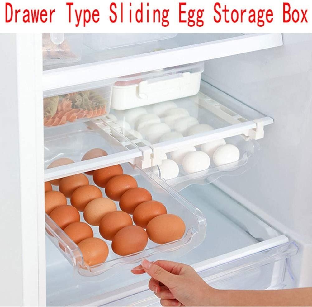 Eieraufbewahrungsregal Schublade Eieraufbewahrung Sicherheit Langlebig Küche Eieraufbewahrungsbehälter Kühlschrank Eierschublade