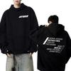 2025 Korea Kpop Ateez New Tour Double Sided Print Hoodie Autumn Winter Men Women Trend Fleece Sweatshirt Unisex Casual Pullover