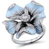 Exaggerated Rose Petal Ring - European & American Style, Creative Metal Jewelry