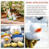 uxcell 30pcs Plastic Duck Safety Duck Mouth Accessories with Washers for DIY Crochet Duck Doll Making Beaks, 0.27 Inch, Crafts,