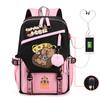 Kapibara fun peripheral printing new schoolbag cute cartoon primary and secondary school students spine backpack