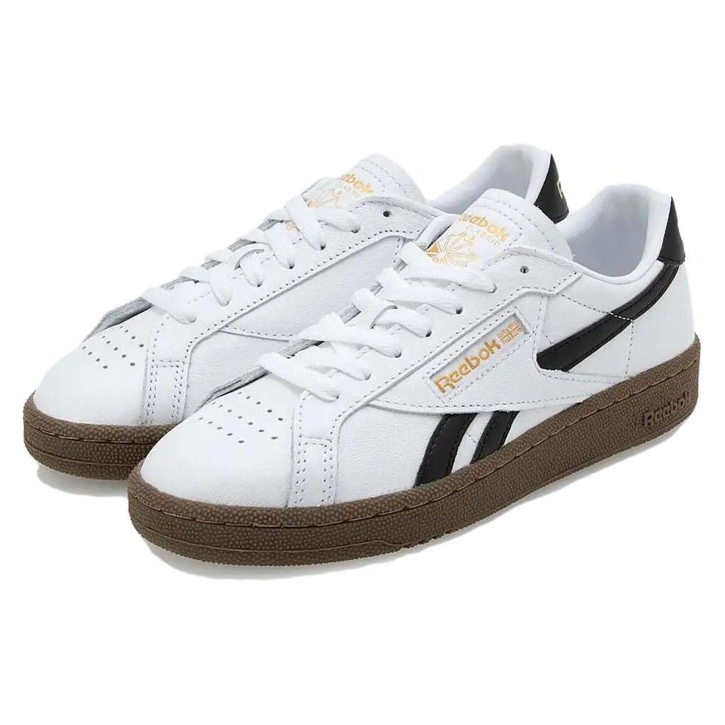 Reebok Club C Grounds UK White Black Gum Unisex Sneakers 100202325