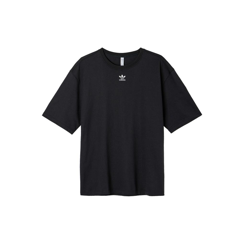 Adidas Originals Adicolor Essentials Trefoil Logo T-Shirt Women Tops Black IA6464