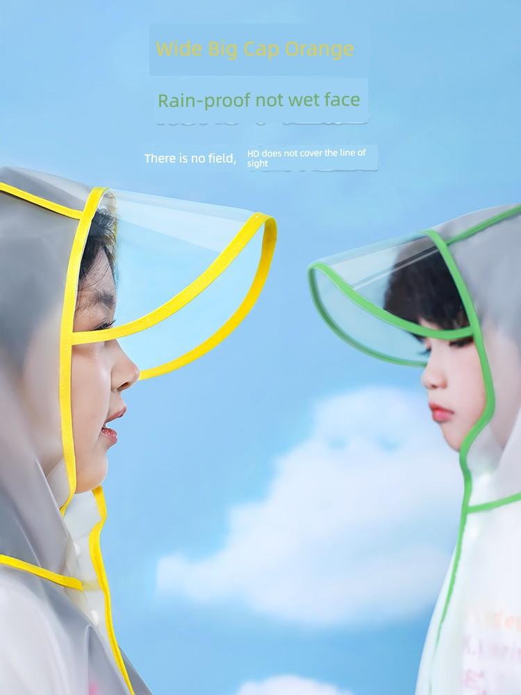Kids Raincoat 2024 Boy Little Child Body Waterproof Girl Baby Kindergarten School Elementary School Students Poncho