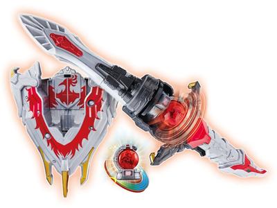 Space Sentai Kyuranger Transformation Spinning Sword DX Houou Blade Houou Shield &