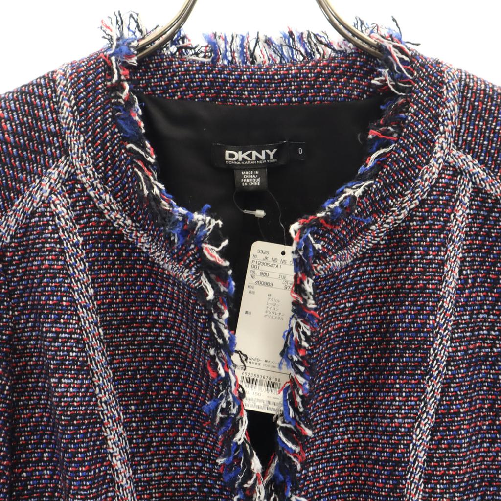 Unused DKNY Tweed No Color Jacket Multi Women Used