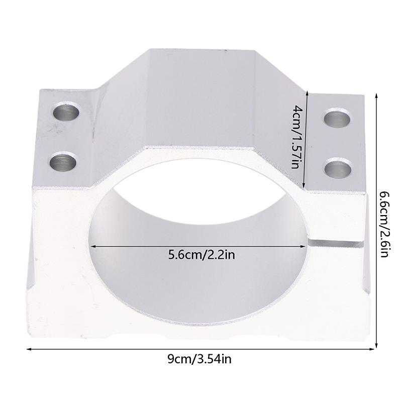 Clempă de Ax din Aluminiu de Înaltă Rezistență Suport Motor pentru Mașină de Router CNC, Mărimi: 52mm, 56mm, 65mm, 80mm