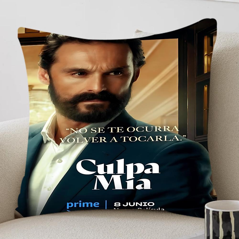 My Fault Culpa Mia Movie Maple Design Cushion Cover Happy Autumn Harvest Decor Holiday Decorati Pillow Cover