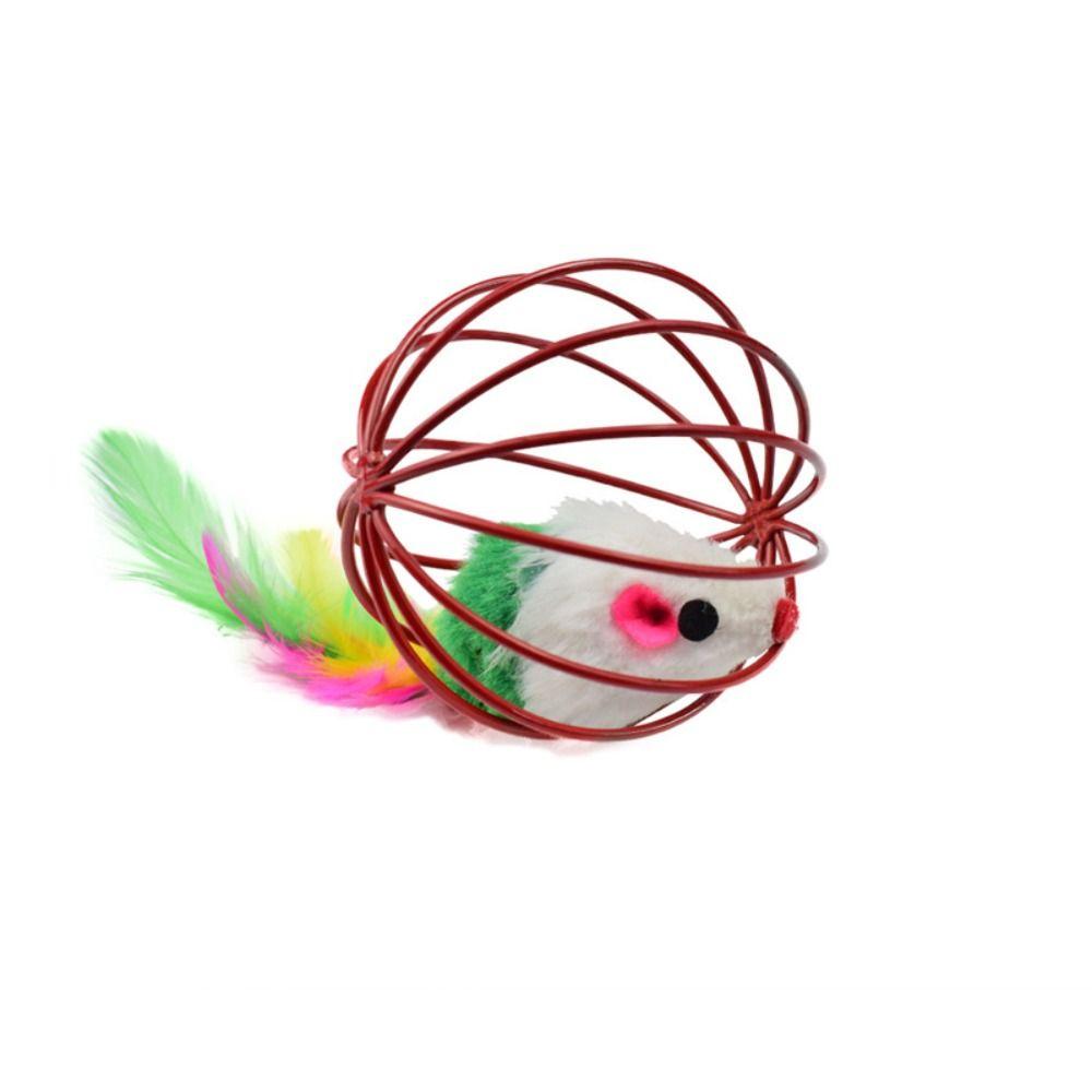 Mäusekäfig Katzenspielzeug Interaktives Katzenteaser-Spielzeug Neues Kätzchen Interaktives Spielzeug Hund