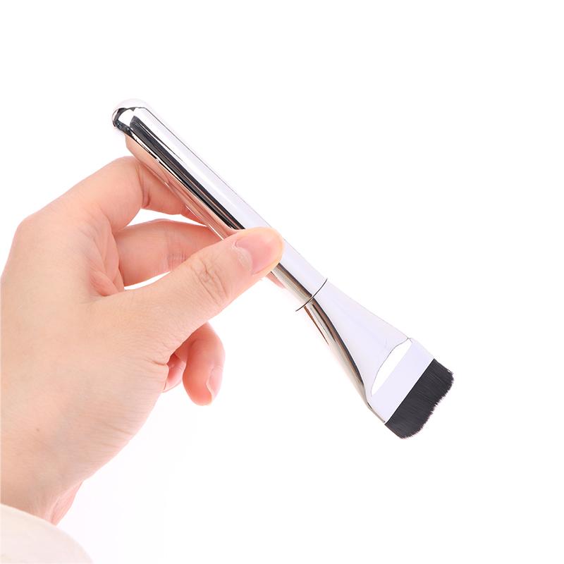 

Black Pineapple Concealer Foundation Makeup Brush And Black Sponge Puff Ultra-Thin Flat Head Cosmetic Brushes Applicator Tool one size