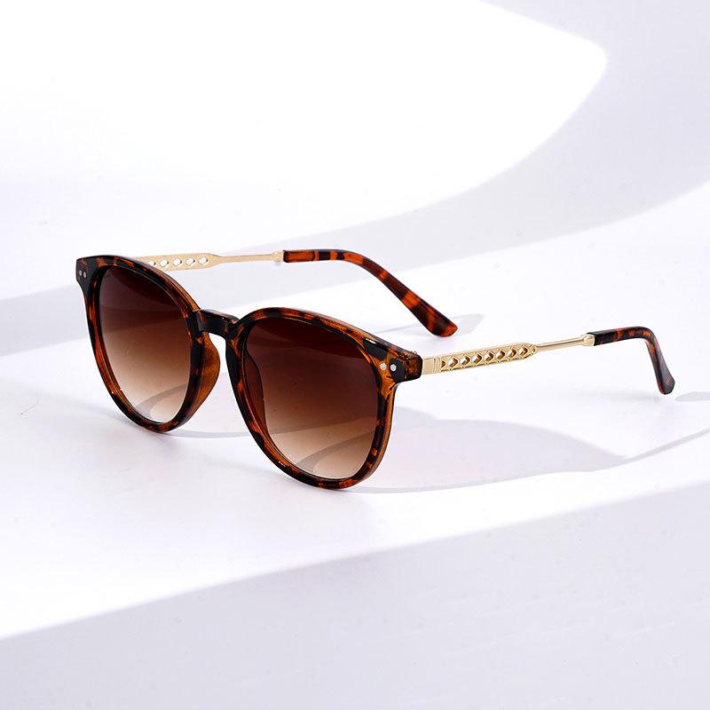 New European And American Metal Hollow Sunglasses Trendy Retro Street Shooting Sunglasses