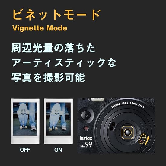 FUJIFILM instax mini 99 Sofortbildkamera, Schwarz, INS MINI 99 TH