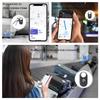 Autoaufkleber Für Alfa Romeo GPS-Tracker Für Handy-Tracker Funktioniert mit Google Find My Bluetooth-Ortungsgerät Finder Globale Positionierung A