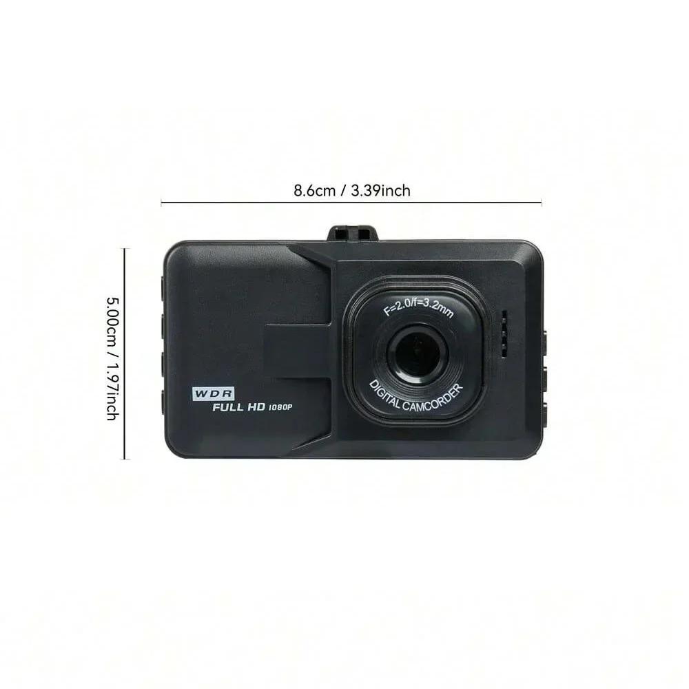 1080P Full HD Car Dash Cam - 2" Screen with G-Sensor, Night Vision, Wide Angle & 24H Parking Mode+