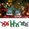 Party Supplies Rabbit Ear Xmas Decoration Baking Packaging Biscuit Cookie Bag Christmas Candy Bags
